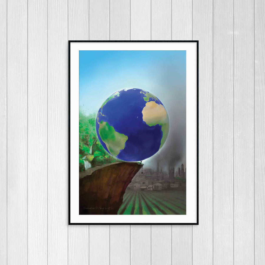 Stateshift Earth Poster Print