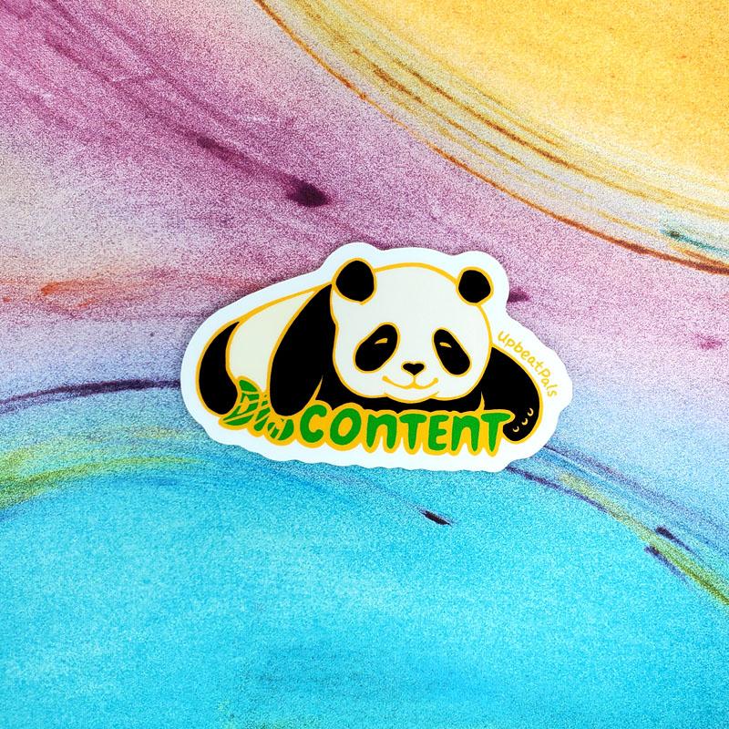 Content Panda Sticker