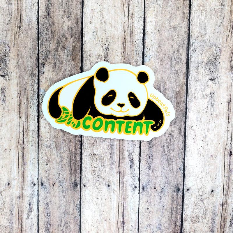 Content Panda Sticker