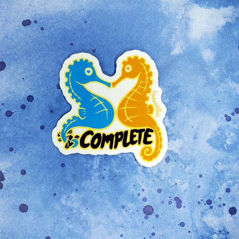 Complete Seahorse Sticker