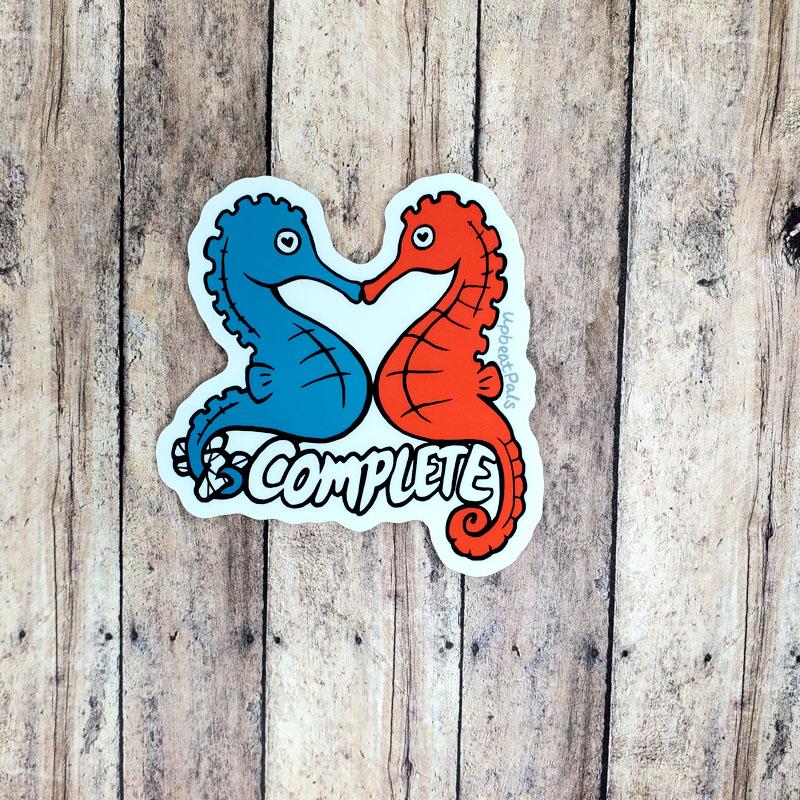 Complete Seahorse Sticker