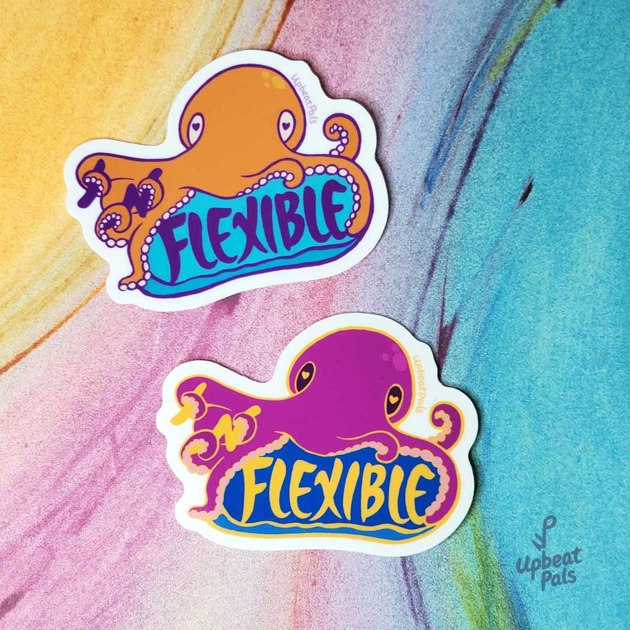 Flexible Octopus Sticker