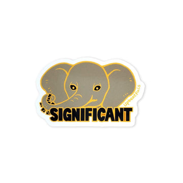 Significant Elephant Sticker