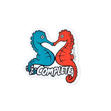 Complete Seahorse Sticker