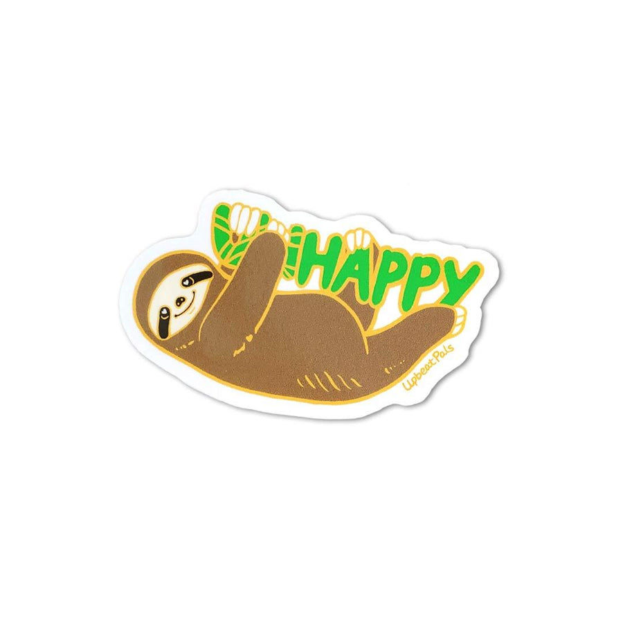 Happy Sloth Sticker